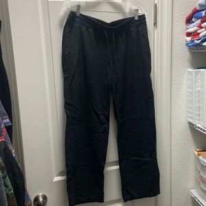 old navy linen pants, M